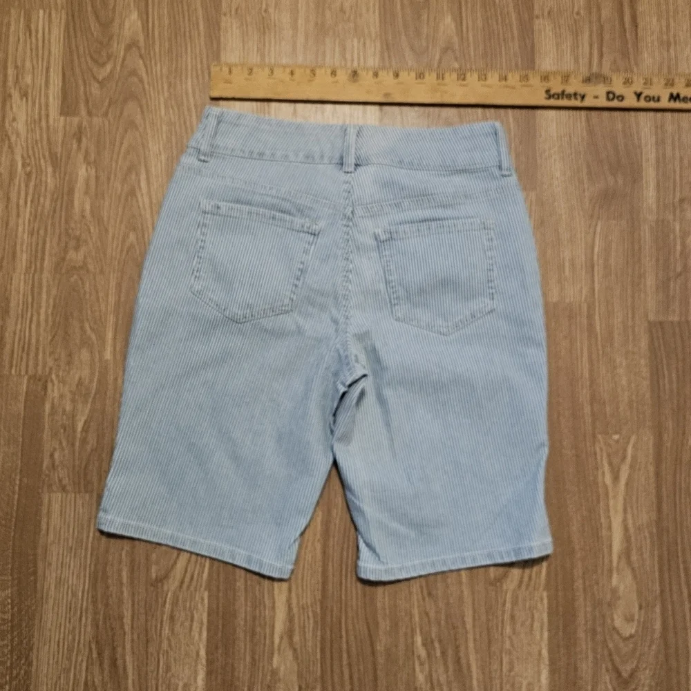 Style & Co. Blue Striped Women's Shorts Size 4